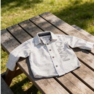 Calvin Klein Jeans Kids Light Gray Jacket